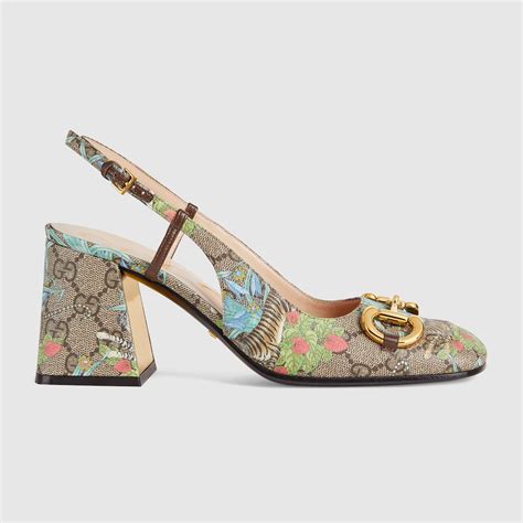 gucci tiger embellished heels|gucci tiger for sale.